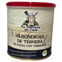 Albóndigas de ternera en salsa con verduras 750 g